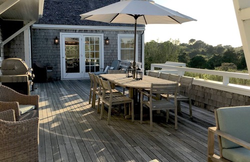 Shawkemo House | Beautiful vacation home with pool and private beach access