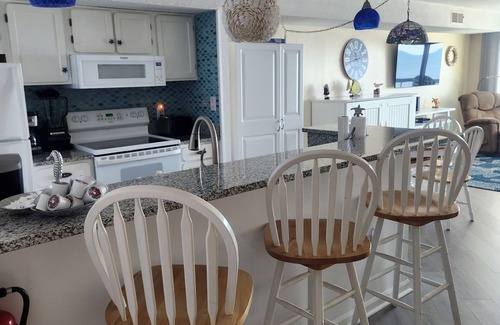 Cherry Grove Beach Condo | Beautiful views await you in this family friendly, quiet resort