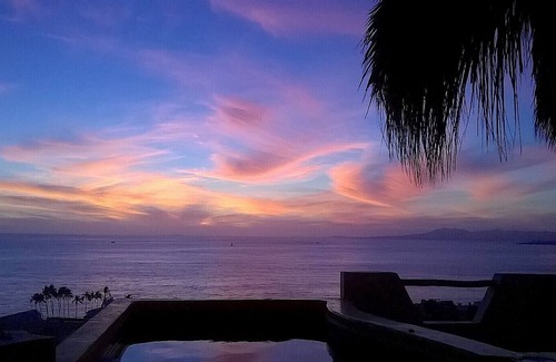 Downtown Puerto Vallarta Apartment | Beautiful view from penthouse suite. Pool, terrace, bar.