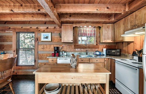 Gatlinburg - Pigeon Forge Cabin | Beautiful Views~GSMNP~ Hot Tub-10 min to Parkway ~Private!