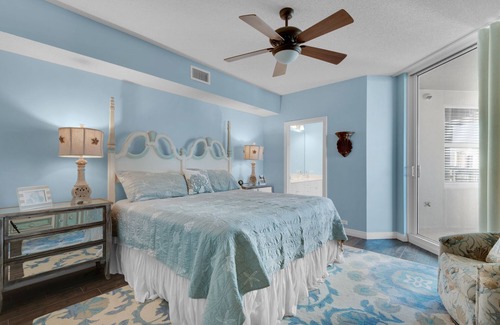 Navarre Beach Condo | Beautiful views of the Gulf; Spacious Balcony; Complimentary Beach Service