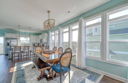 Surf City House | Beautiful Views with Private Beach Access and Elevator