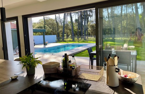 Labenne-Ocean House | Beautiful villa between beach and forest, with heated pool for a top vacation!