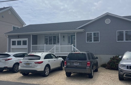 Mantoloking House | Beautiful WATERFRONT HOME WITH PRIVATE DOCK! Short walk to private ocean beach!