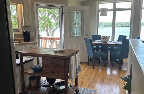 Le Roy House | Beautiful Waterfront Home with Gorgeous Views on All-Sports Lake