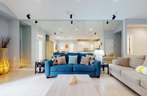 Emerald Waters Village House | Beautifully decorated home w/screened porch & shared pool - walk to beach