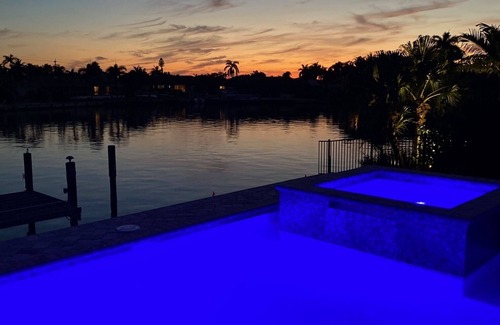 Marco Island House | Beautifully & Newly Built Luxury Vacation Home w/Wide Water View pool/hot tub