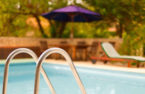 Causses-et-Veyran House | Beautifully restored large winemakers house with pool and air conditioning
