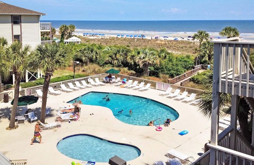 North Forest Beach Condo | Beautifully remodeled oceanfront condo with pool in North Forest Beach