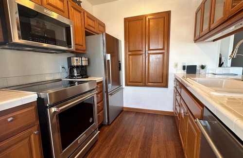 Avalon Condo | Beautifully Remodeled Premium Ocean View Condo with Fireplace and Golf Cart!
