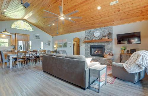 Sylvan Shores House | Beaver Lake Home with Game Room, Boat Slip and Views!