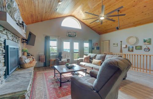 Sylvan Shores House | Beaver Lake Home with Game Room, Boat Slip and Views!