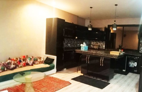 Gueliz Apartment | Bed in Shared rooms with free kitchen & lounge.