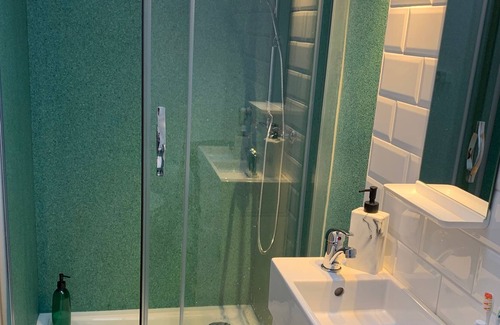 Verviers House | Bedroom and Small Private Bathroom