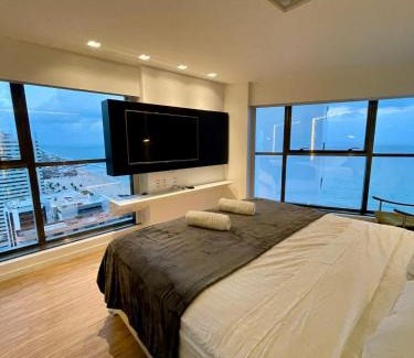 Pina Apartment | Beira-mar em Boa viagem - Frente Mar - Andar alto e Vista mar - Beach Class internacional