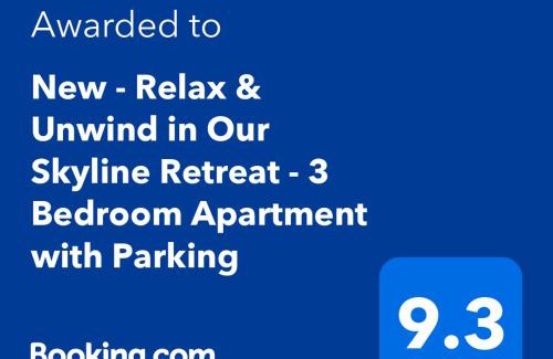 Belfast Apartment | Belfast - Relax & Unwind in Our Skyline Retreat - 3 Bedroom Apartment with Parking