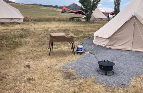 Morgan County RV Rental | Bell Tent #2 - The Fields at East Canyonn