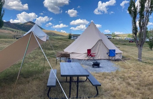 Morgan County RV Rental | Bell Tent #7 - The Fields at East Canyonn
