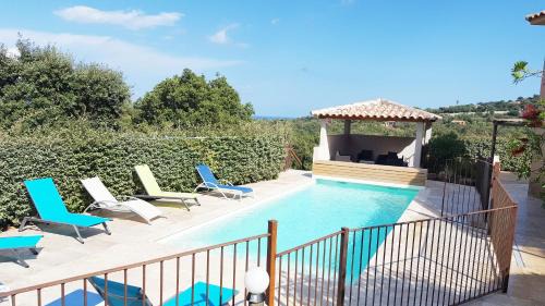 Cirendinu Villa | belle villa vue mer avec piscine chauffée 4 chambres - baccalocation