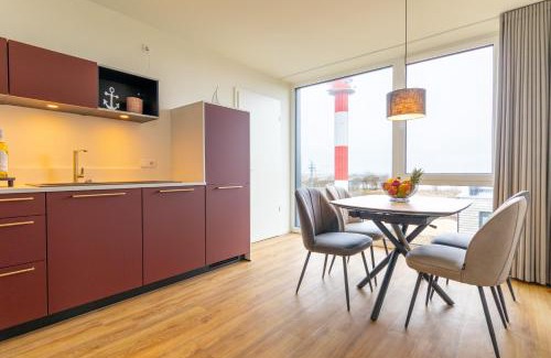 Marienleuchte Apartment | BeltBlick 18 – Ostseeleuchten - Moderne Ferienwohnung mit Dachterrasse direkt an der Ostsee!