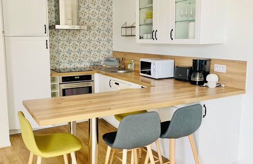 Benodet Apartment | Benodet 100m sea, charming T2 3⭐️ very bright new terrace sea view