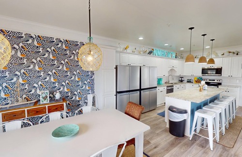 Cherry Grove Beach House | Bermuda Breeze A, Spacious Getaway, Steps from the Beach, Family Retreat