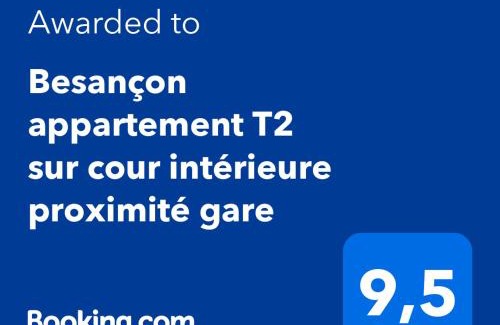 Besancon Apartment | Besançon appartement T2 sur cour intérieure proximité gare