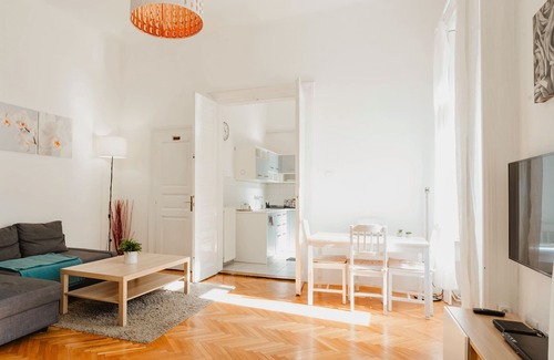 Inner City Budapest Apartment | Beside the Danube, UNESCO location with A/C. Quiet building in the City Centre