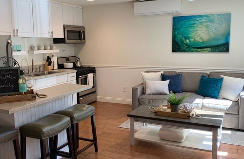 Huntington Beach Apartment | Best reviews! 30day+ ok. Steps to the beach! A/C, kid/pet friendly w/parking.