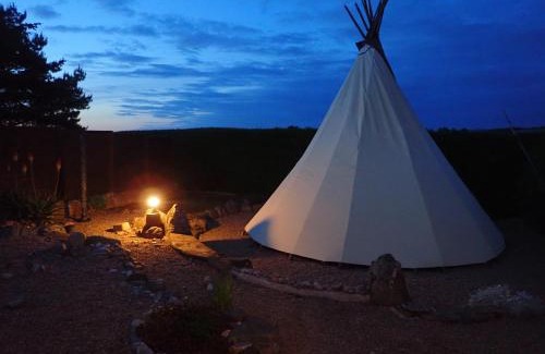 Forres Other | Best Tipi in Morayshire with Whisky Barrel Hot Tub