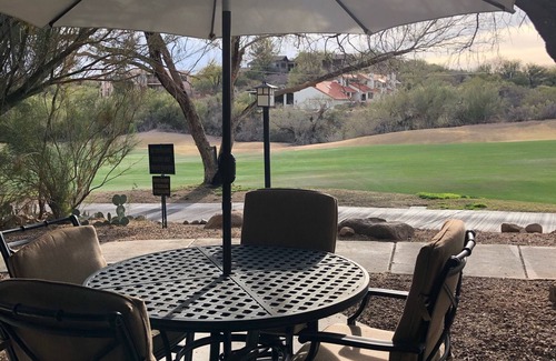 Tucson Condo | Best Ventana Golf View at The Greens - First floor corner condo!