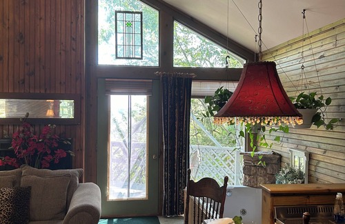Eureka Springs Cottage | Best Views in Eureka Springs from this Mountain Cabin with Full Glass Front