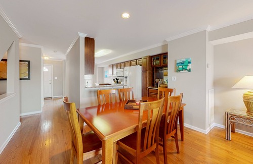 Ocean View Condo | Bethany Marina bayfront condo with pool, 4 bikes, fireplace, water views