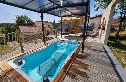 Saint-Jean-Ligoure House | Bien-être & Spa privatif - Spa de nage, sauna, lit hydromassant & relaxation Immersive