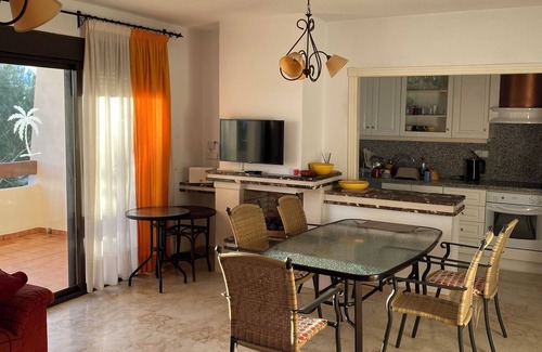 Orihuela Costa Apartment | Big 3 Bedroom Property overlooking pool at Las Ramblas Golf. Terrace, Wifi, TV