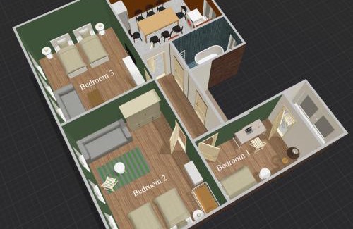 Laar Apartment | Big apartment with Parking, 30 min to Düsseldorf