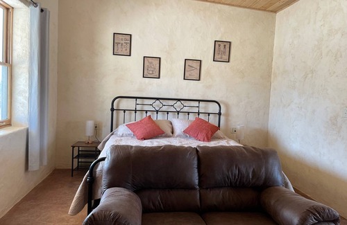Terlingua Hotel | Big Bend Lodging at Ten Bits Ranch | Room #9 (Barber Shop)