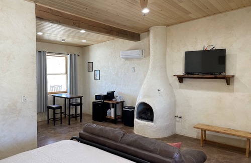 Terlingua Hotel | Big Bend Lodging at Ten Bits Ranch | Room #9 (Barber Shop)
