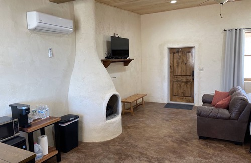 Terlingua Hotel | Big Bend Lodging at Ten Bits Ranch | Room #9 (Barber Shop)