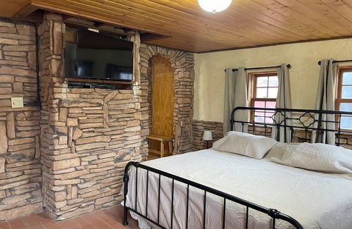 Study Butte-Terlingua Hotel | Big Bend Lodging at Ten Bits Ranch | Room #14 - The Saloon