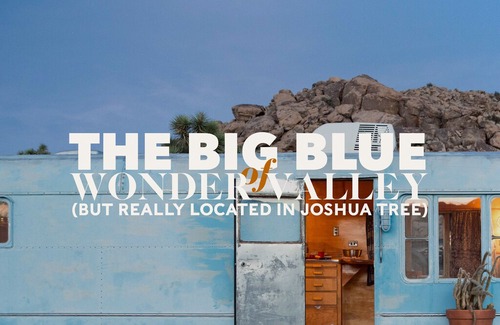 Monument Manor RV Rental | BIG BLUE of Wonder Valley