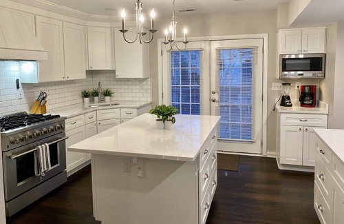 Croatan Beach House | Big Kitchen, Two Masters, Hot Tub, Short Walk from Croatan Beach