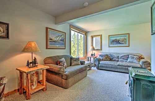 Big Sky Apartment | Big Sky Studio with Mountain Views, Less Than 1 Mi to Ski!