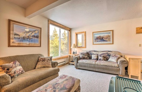 Big Sky Apartment | Big Sky Studio with Mountain Views, Less Than 1 Mi to Ski!