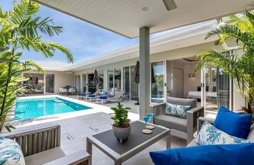 Plai Laem Villa | Big & Stylish 5 Bed 4 Bath Private Garden Pool Villa at Thongson Bay Beach