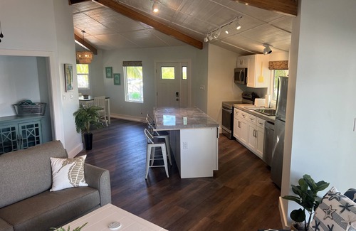 Treasure Cay House | Big Yellow House with Dock on Deep Water Canal and Dock Power Available