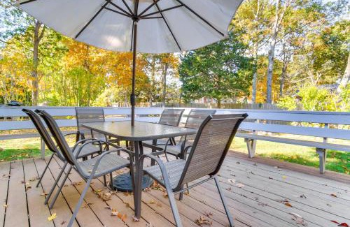 East Falmouth House | Bike to Private Beach Cape Cod Escape with Sunroom