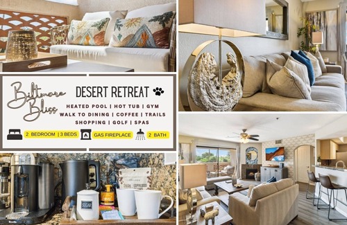 Camelback East Condo | Biltmore Bliss: Mountain Views, Dining, Spas, Golf, and Shopping Only Steps Away