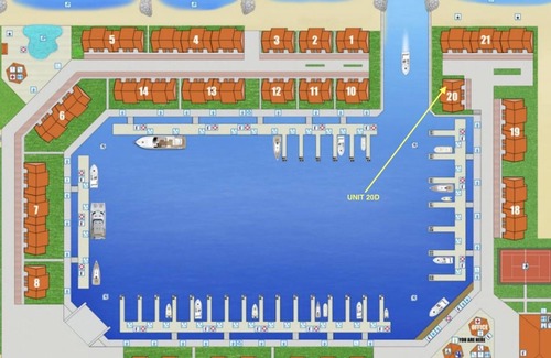 South Bimini Condo | Bimini Cove 20D 2 Bedroom/3 Bath Oceanfront End Unit Townhouse