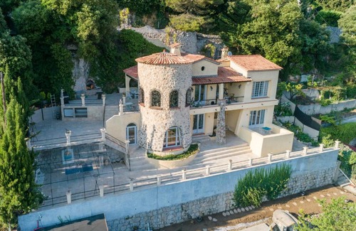 La Turbie Villa | BIRDS EYE VILLA Luxury Castle Paranomic Views of Monaco Monte Carlo Hills & Sea